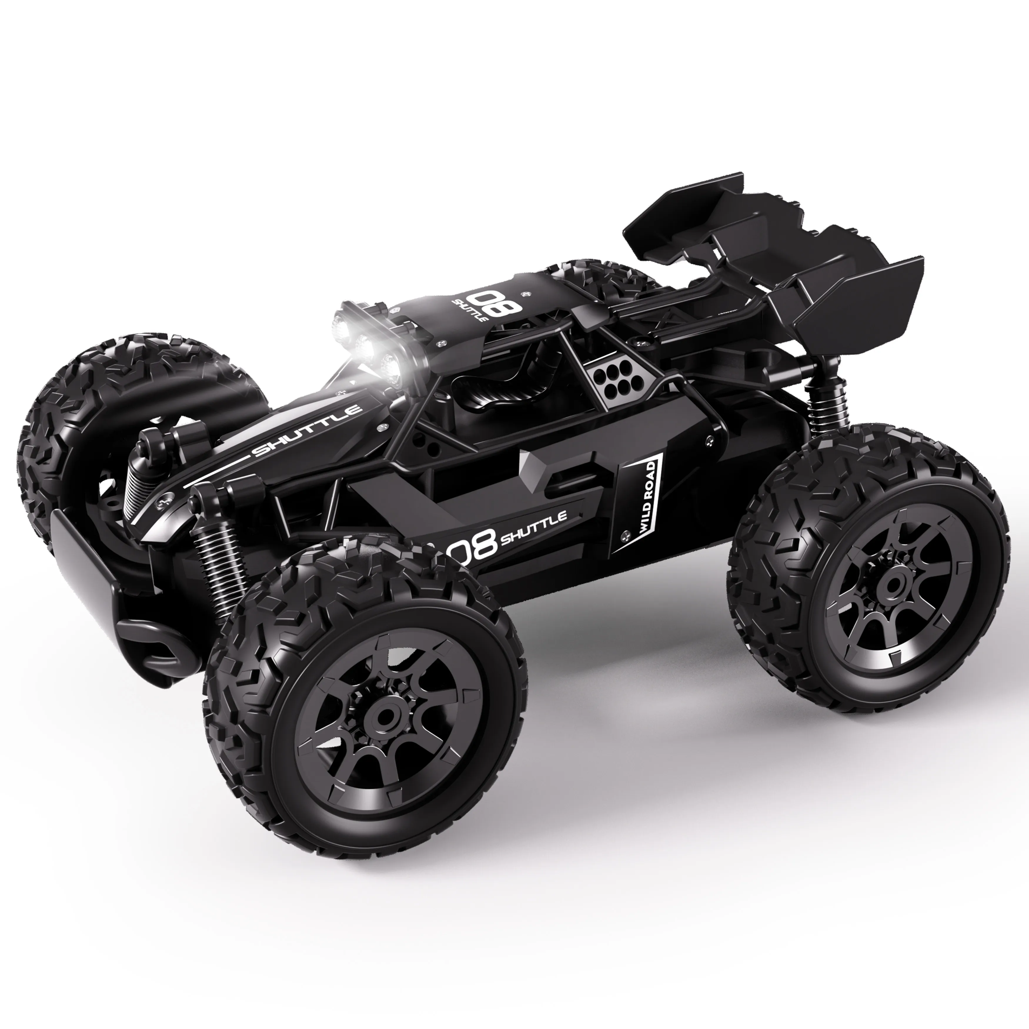 2WD Mini Metal RC Truck - Black