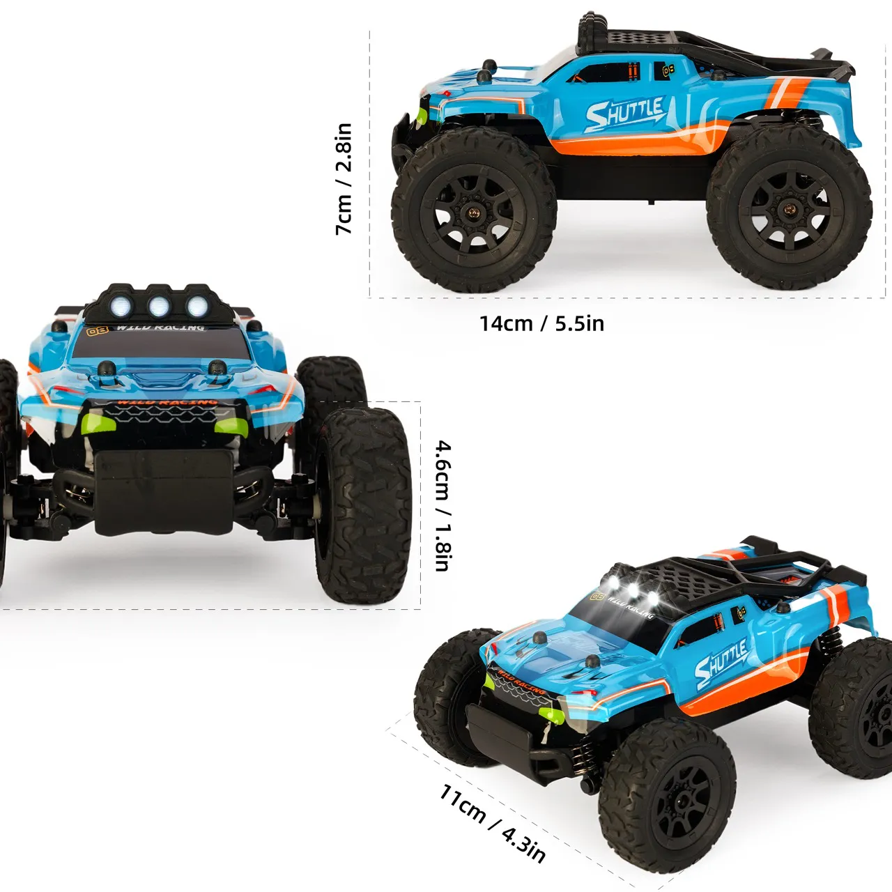 2WD Mini RC Truck - 4