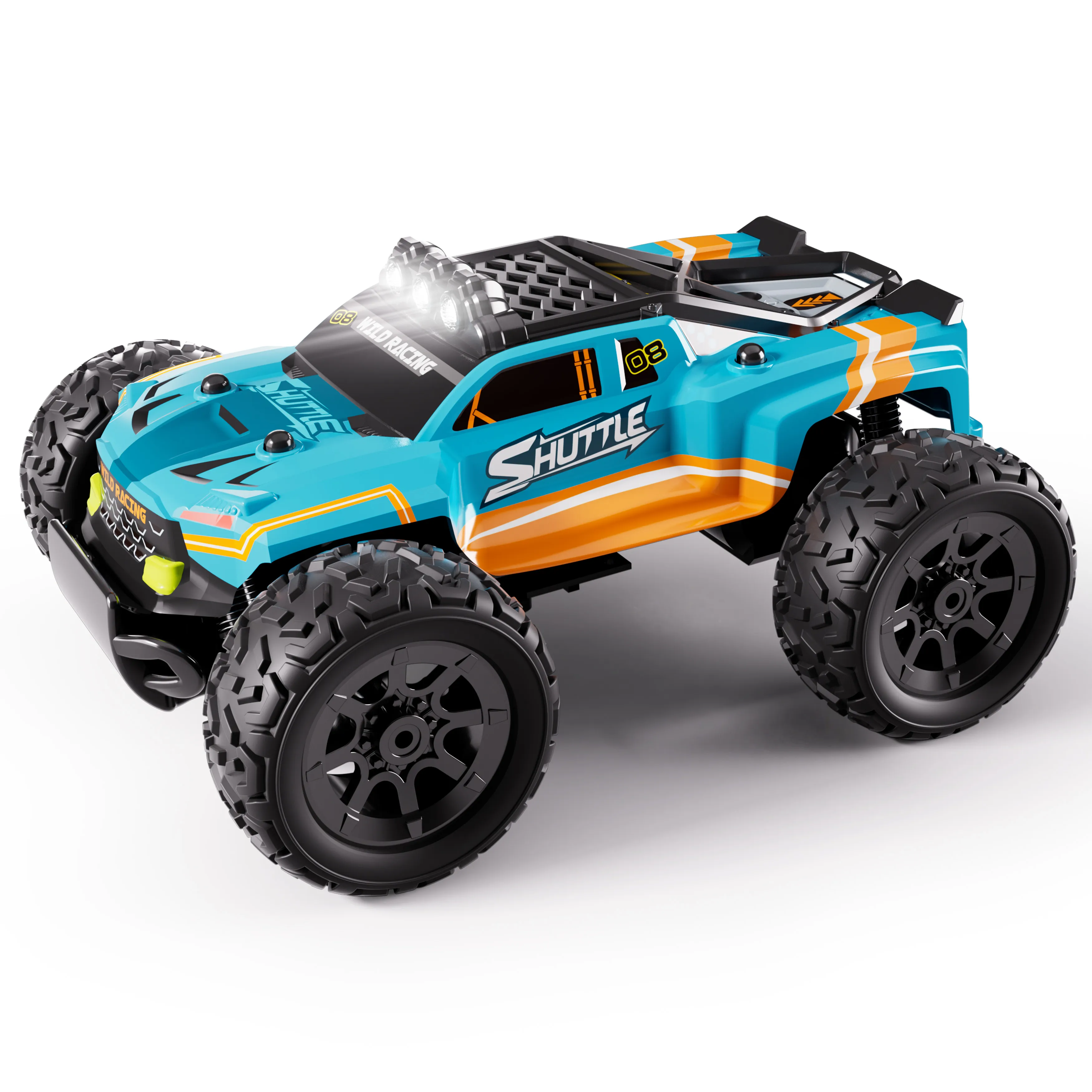 2WD Mini RC Truck - Cyan