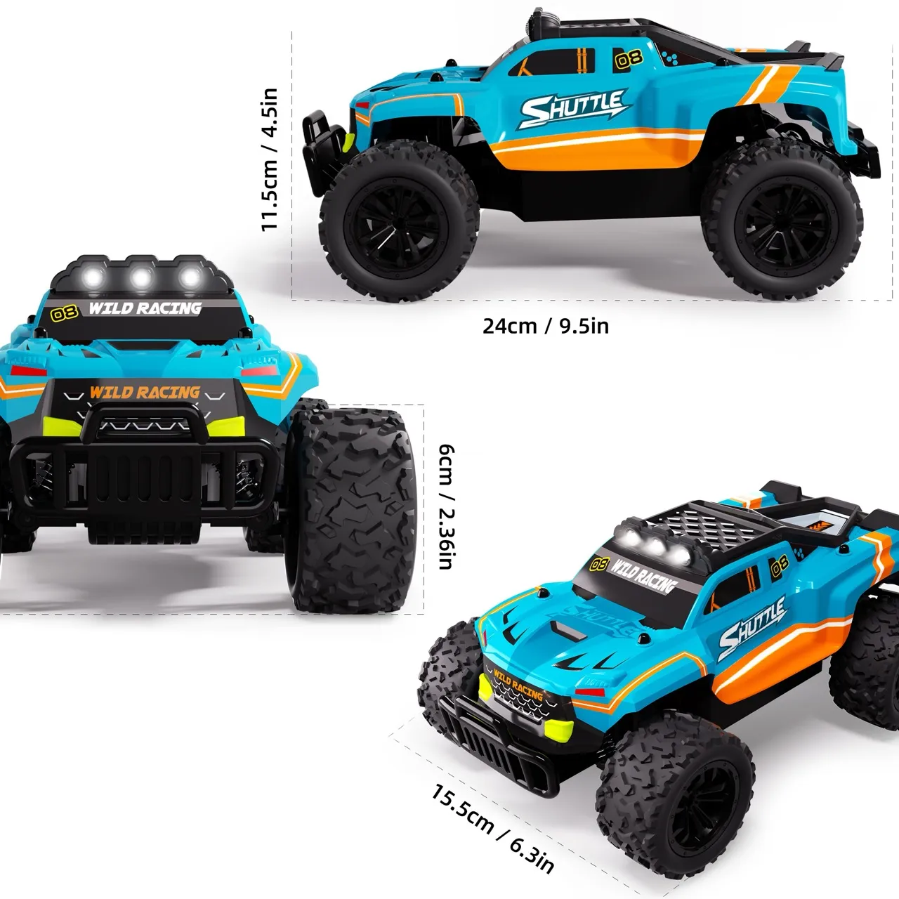 2WD Metal RC Truck - 3